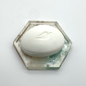 Handmade Beach Themed Resin Soap Dish 🧼